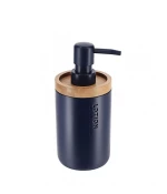 Dispenser polyresin μπλε με bamboo