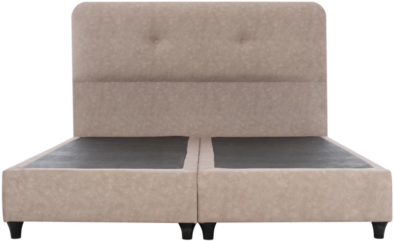 ΚΡΕΒΑΤΙ HM637.22 DOLORES ΜΠΕΖ ΥΦΑΣΜΑ τ.NUBUCK, 150x200 εκ. (1 Τεμμάχια)