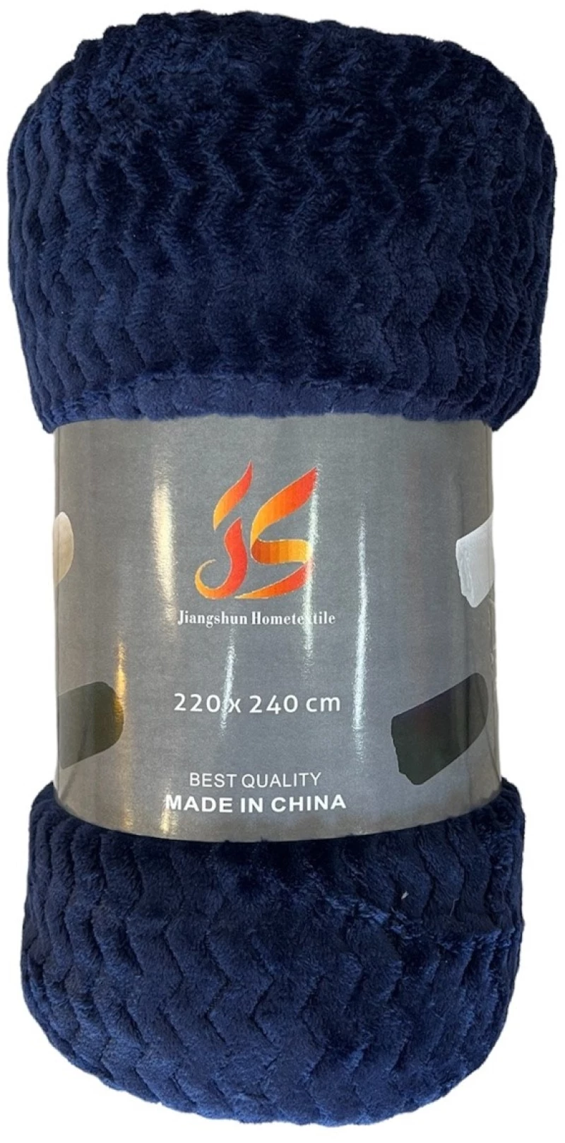 Zic-Zac Κουβέρτα Fleece Υπέρδιπλη 220Χ240 Μπλε