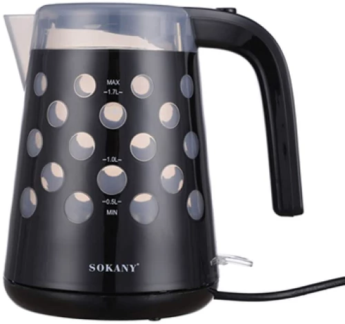 Ηλεκτρικός βραστήρας Sokany - Μαύρο