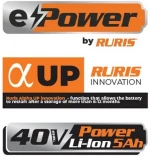 ΧΛΟΟΚΟΠΤΙΚΟ ΜΠΑΤΑΡΙΑΣ aUP Ruris 40V_RXI4645e RURIS