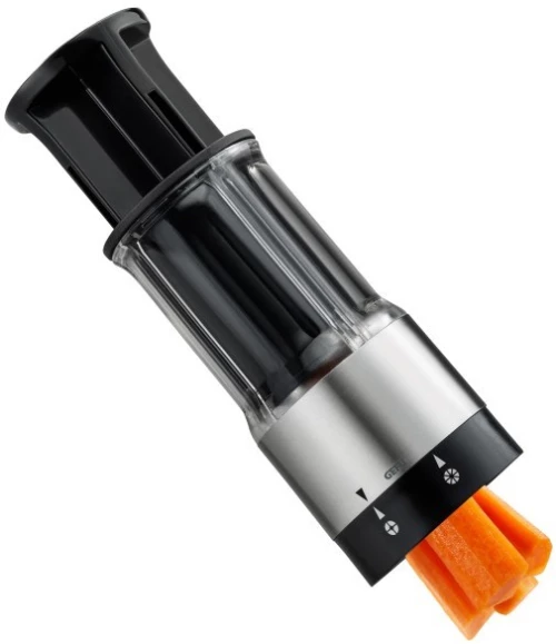 GEFU FLEXICUT shaped food cutter Black, Grey, Transparent Plastic, Stainless steel