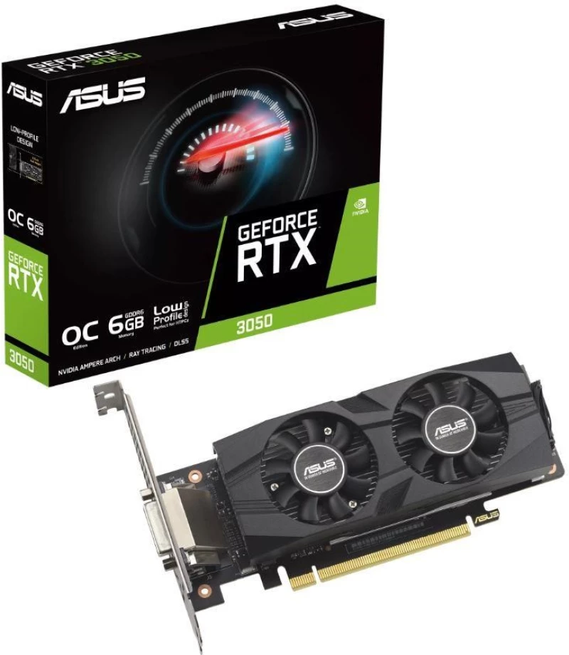 VGA PCIE16 RTX3050 6GB GDDR6/RTX3050-O6G-LP-BRK ASUS