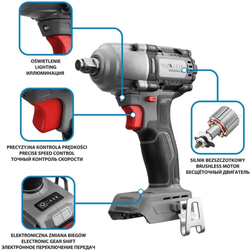 450Nm Energy+ brushless impact wrench