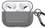 Θήκη TPU Dux Ducis PECB Apple AirPods Pro 2 με Γάντζο Γκρι