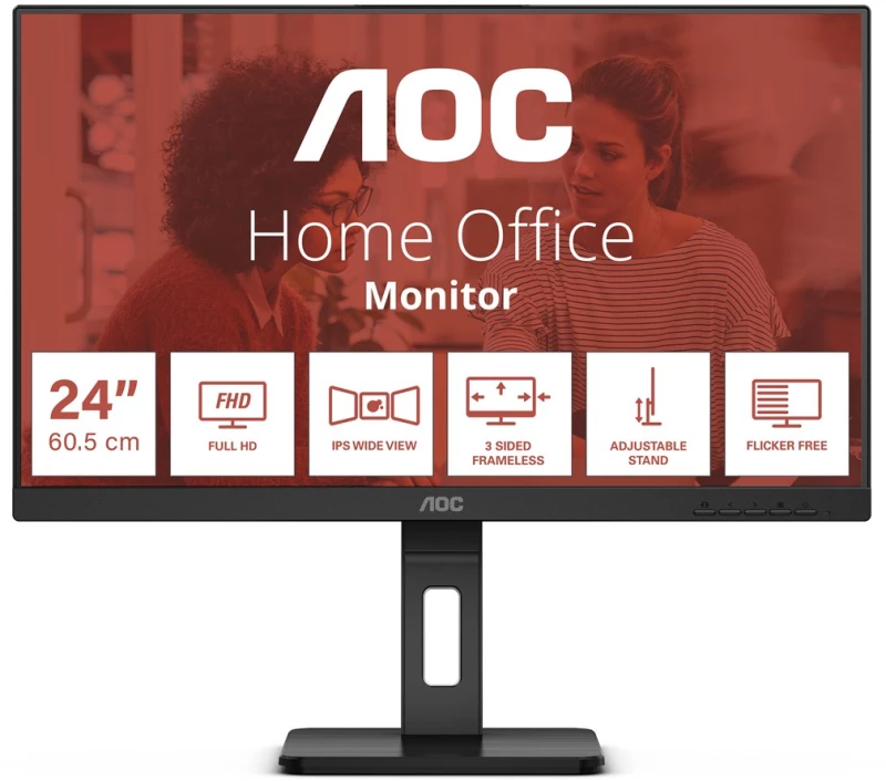 AOC E3 24E3QAF computer monitor 61 cm (24") 1920 x 1080 pixels Black