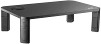 Ergo Office ER-415 Monitor Stand Shelf Wireless Qi Charging Adjustable 17" - 32" 20kg Induction Charger