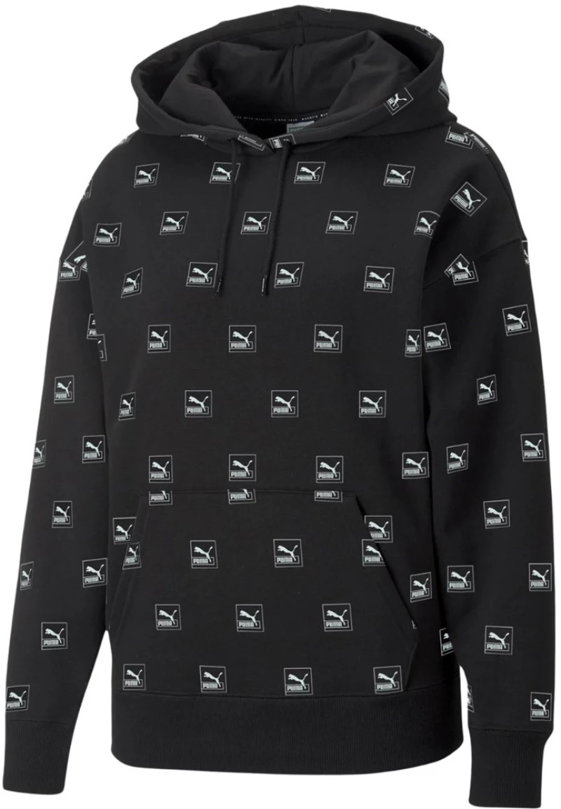 Puma Brand Love AOP Hoodie FL black 535706 01