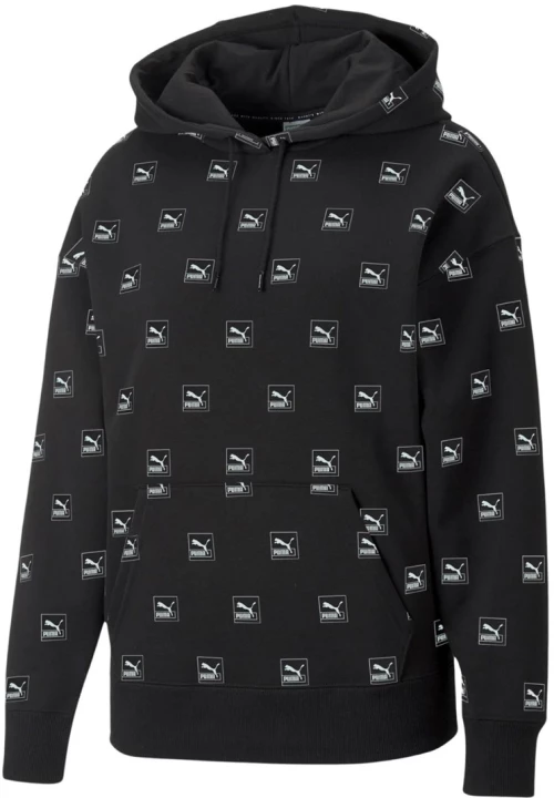 Puma Brand Love AOP Hoodie FL black 535706 01