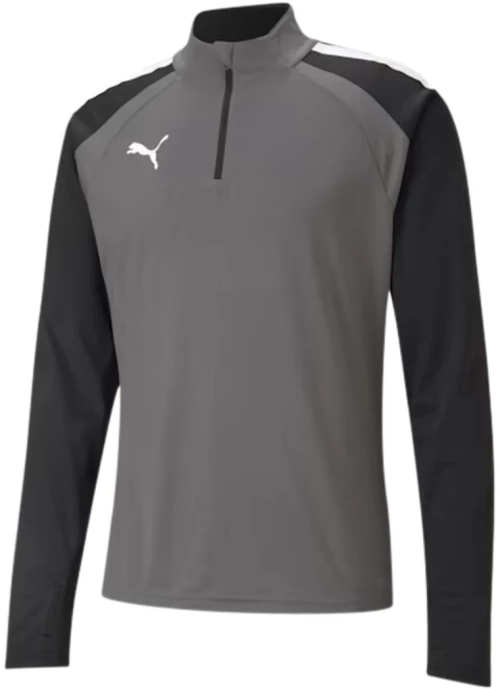 Puma teamLIGA 1/4 Men's Sweatshirt Zip Top grey-black 657236 13