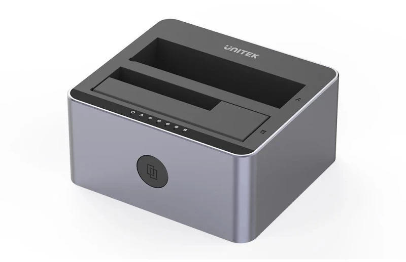 Storage Docking Station - Unitek (Y-3026GY01-EU) 2x SATA III 2.5"/3.5" USB 3.0 5Gbps