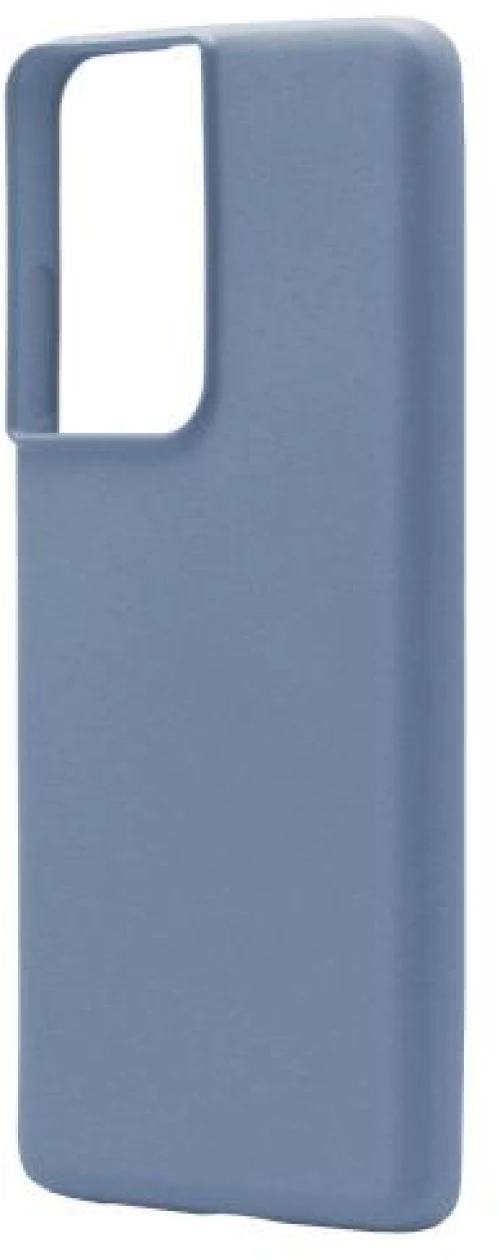 Θήκη Liquid Silicon inos Samsung G998B Galaxy S21 Ultra 5G L-Cover Γκρι-Μπλε