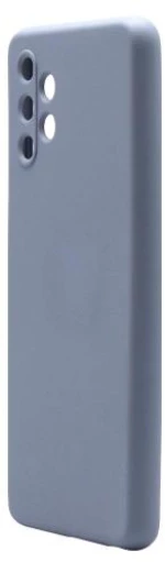 Θήκη Liquid Silicon inos Samsung A325F Galaxy A32 4G L-Cover Γκρι-Μπλε