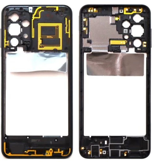 Μεσαίο Πλαίσιο με Κεραία Samsung A236B Galaxy A23 5G Μαύρο (Original)
