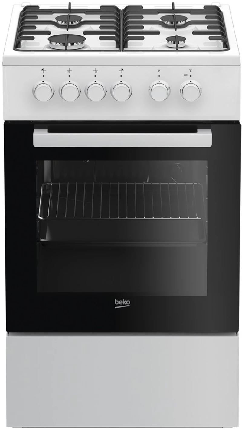 Beko FSS52020DW cooker Freestanding cooker Gas White A