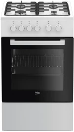 Beko FSS52020DW cooker Freestanding cooker Gas White A