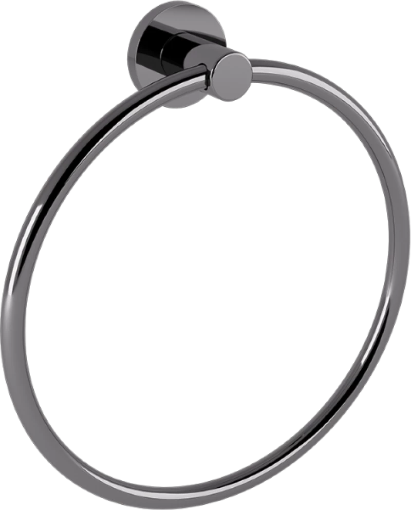 Verdi Κρίκος Πετσέτας Omicron 302.03.50 Gun Metal Gloss PVD