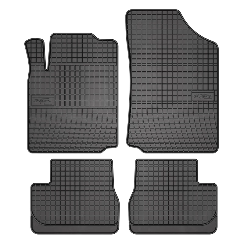 Πατάκια Αυτοκινήτου Λαστιχένια Citroen C3 2002-2009 - C2 2003-2009 4τμχ Frogum