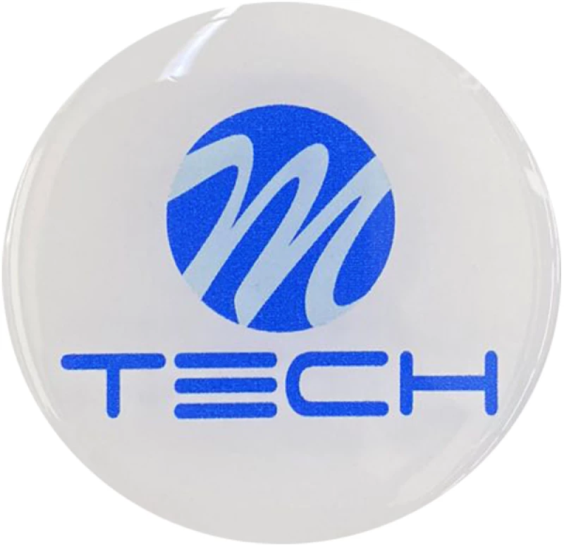 MTECH ΑΥΤΟΚΟΛΛΗΤΑ ΖΑΝΤΩΝ 6 cm ΛΕΥΚΟ/ΜΠΛΕ ΣΜΑΛΤΟΥ - 4 ΤΕΜ.