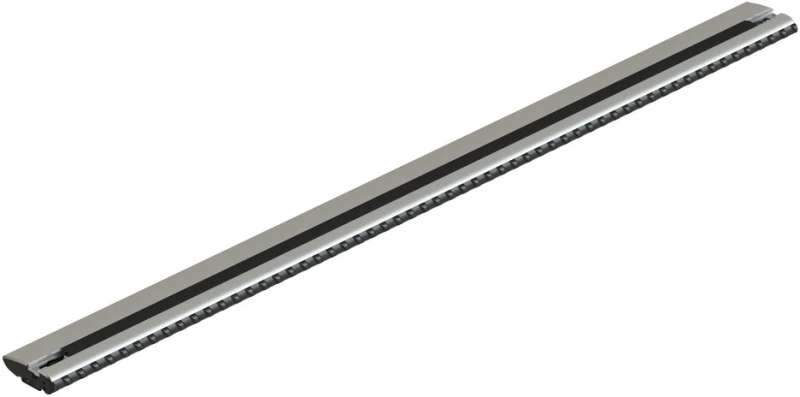 ΜΠΑΡΑ ΟΡΟΦΗΣ ΑΛΟΥΜΙΝΙΟΥ 69cm ΑΣΗΜΙ SILENZIO CX ORIGINE SYSTEM ( STANDARD / FLUSH RAILING) NORDRIVE - 1 ΤΕΜ.
