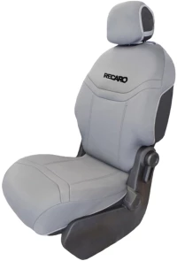 ΗΜΙΚΑΛΥΜΜΑΤΑ ΚΑΘΙΣΜΑΤΩΝ BUCKET RECARO ΓΚΡΙ ΑΝΟΙΧΤΟ ΜΕ ΥΠΟΔΟΧΗ ΠΡΟΣΚΕΦΑΛΟΥ ΜΕ VELCRO & ΠΡΟΣΚΕΦΑΛΑ (2 ΤΕΜ.)