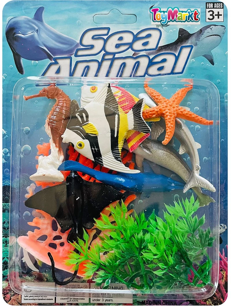 ΖΩΑ ΤΗΣ ΘΑΛΑΣΣΑΣ ΜΙΝΙ ΚΑΡΤΕΛΑ 14x19x3cm ToyMarkt 913497