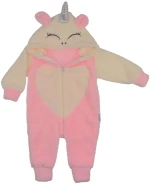 Παιδική Πιτζάμα Ολόσωμη Fleece Unicor R5141 - ΡΟΖ