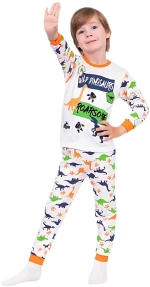 Παιδική Πιτζάμα Wild Dinosaurs Για Αγόρι R3175 - ΠΟΡΤΟΚΑΛΙ