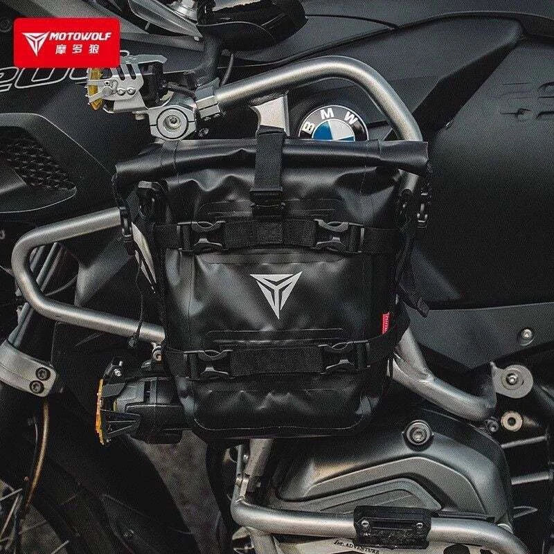 Motowolf Σαμάρι Μοτοσυκλέτας 8lt σε Κίτρινο Χρώμα