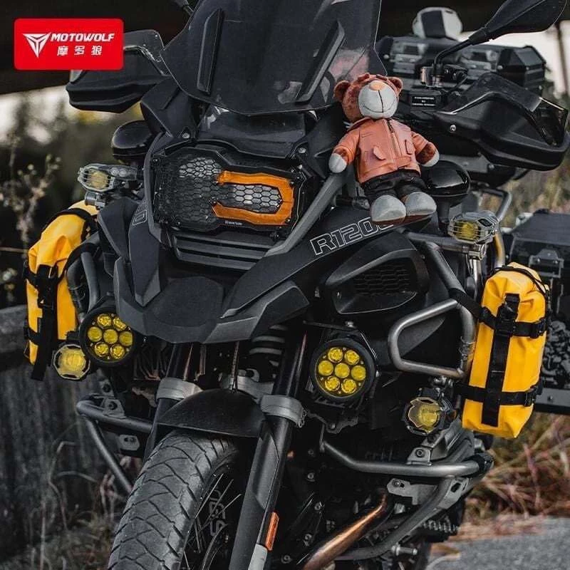Motowolf Σαμάρι Μοτοσυκλέτας 8lt σε Κίτρινο Χρώμα