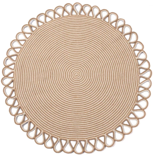 Χαλί γιούτα 1911 (120cm) beige - -