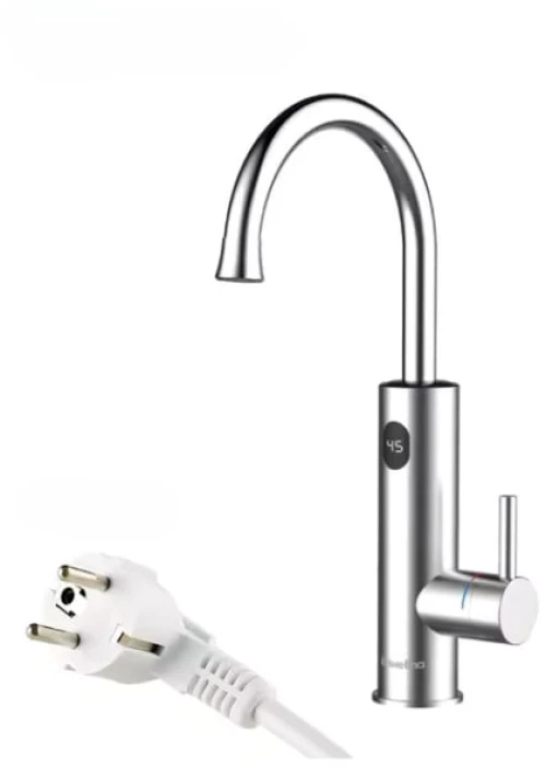 Ηλεκτρικός Ταχυθερμαντήρας 3300W - Βρύση INOX με Οθόνη LED - WM-HJ-1