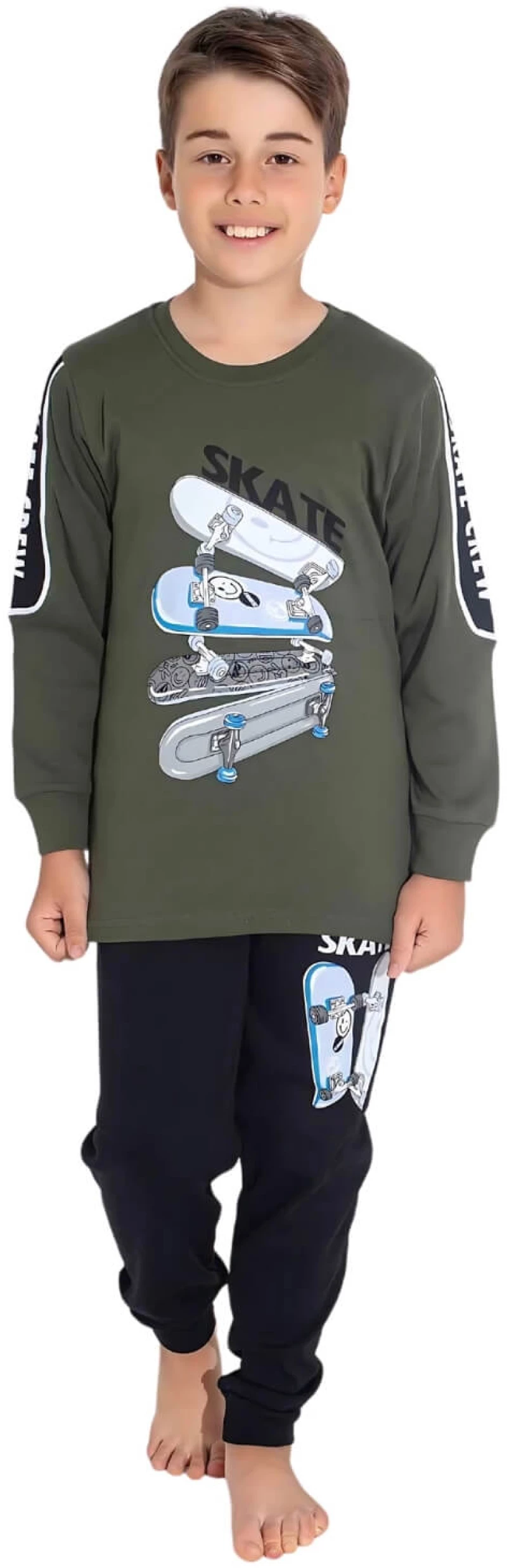 Πιτζάμα Παιδική Για Αγόρι Homewear Skate S3746 - ΛΑΔΙ