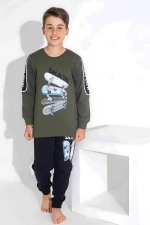 Πιτζάμα Παιδική Για Αγόρι Homewear Skate S3746 - ΛΑΔΙ
