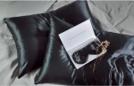 Σετ σεντόνια Μεταξωτά Down Town Mulberry Silk Black  - King 270x280