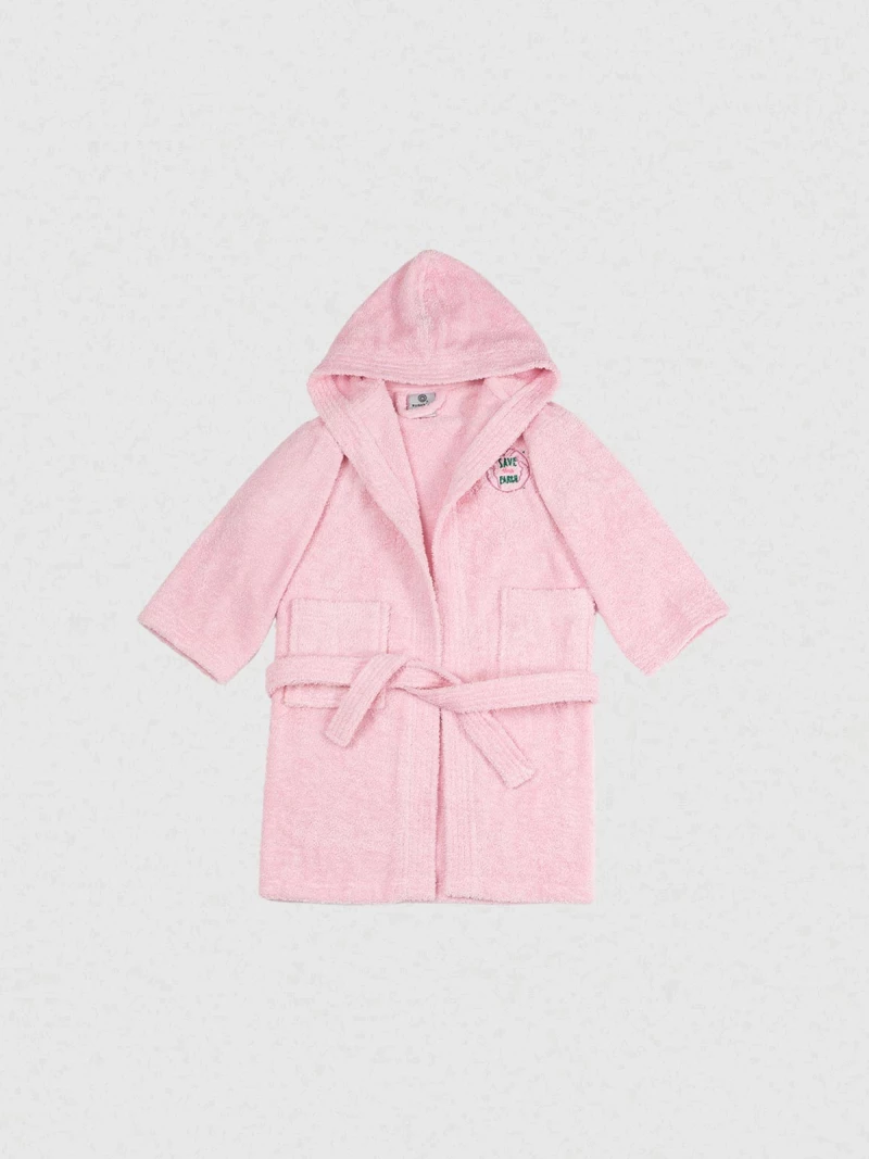 Μπουρνούζι Παιδικό Eco Pink Ηλικία 8-10