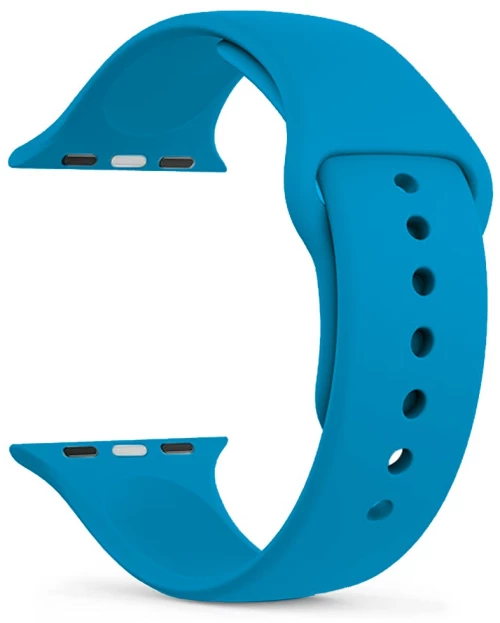 Watchband Noozy 38mm/40mm/41mm για Apple Watch 1/2/3/4/5/6/7/8/9/se/ultra 1/ultra 2 Μπλε Silicon Band