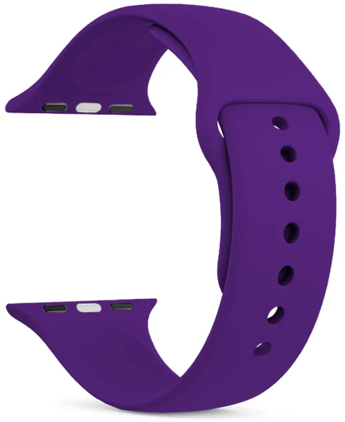 Watchband Noozy 42/44/45/49mm για Apple Watch 1/2/3/4/5/6/7/8/9/se/ultra 1/ultra 2 Μωβ Silicon Band
