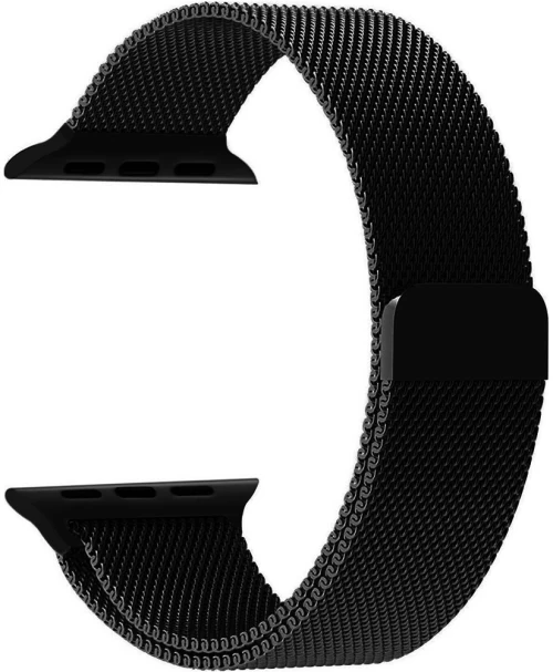Watchband Noozy 38mm/40mm/41mm για Apple Watch 1/2/3/4/5/6/7/8/9/se/ultra 1/ultra 2 Μαύρο Metal Band