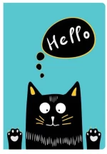 468506 NEXT FUNNY CAT ΤΕΤΡΑΔΙΟ ΚΑΡΦΙΤΣΑ 17X25ΕΚ. 40Φ. (ΣΕΤ 6 ΤΕΜΑΧΙΩΝ)