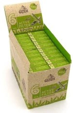 Φίλτρο Gizeh Extra Slim 10 Ενεργού Ανθρακα από Κέλυφος Καρύδας 6mm - Hemp