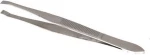 Ro Accessories Τσιμπιδάκι Φρυδιών Με Ίσια Μύτη Ασημί TS230A