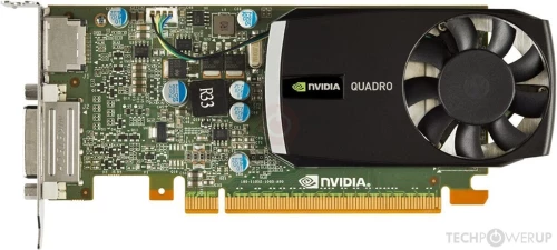 VGA Nvidia QUADRO 400 512MB DDR3 (1) DVI-D (1) DP PCI-e L.P.