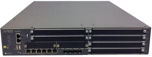 SWITCH JUNIPER FIREWALL SRX550-645AP 6-Ports Gigabit (4) 1G SFP POE+ /w 2x645W (740-024283) w/ Rkmnts