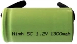 Μπαταρία Ni-CD 1.2V 1300mAh Επαναφορτιζόμενη με λαμάκι