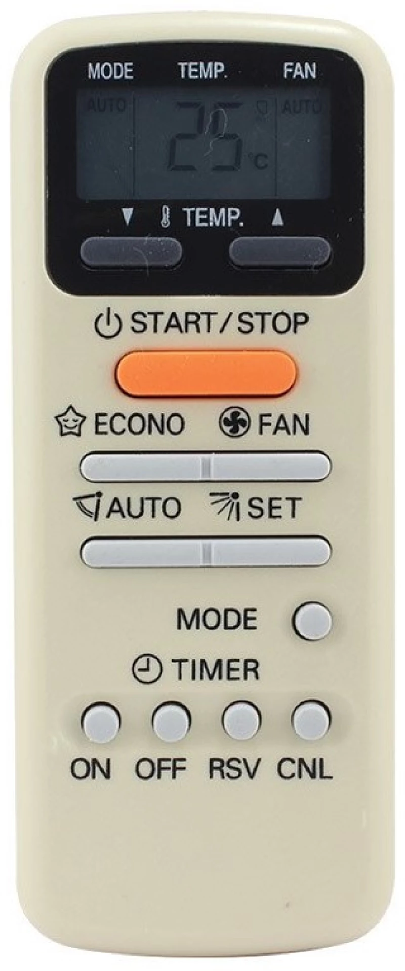 OEM Τηλεχειριστήριο κλιματιστικών DC-323 για Toshiba