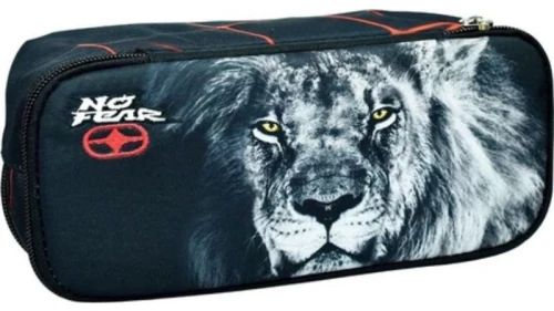 Back Me UP No Fear Laser Lion Κασετίνα Μαύρη 348-35141