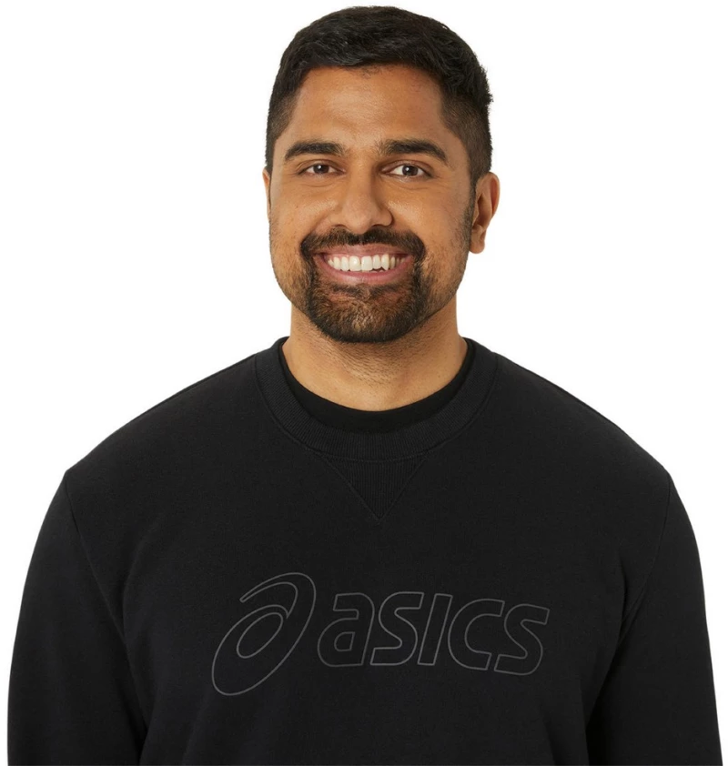 ASICS ASICS SWEATSHIRT Μπλούζα 2031E192-002M ASICS Μαύρο