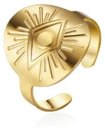 ΓΥΝΑΙΚΕΙΑ ΑΤΣΑΛΙΝΑ ΔΑΧΤΥΛΙΔΙΑ-WOMEN’S STEEL RING ΧΡΥΣΟ