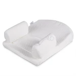 Cangaroo Βρεφικό Μαξιλάρι Μείωσης Χώρου Memory Foam Λευκό 51x36εκ.